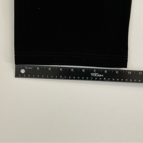 Dress Barn Velvet Pants Sz 12 Black Luxurious Elevated Basic Classic Preppy NWT - Picture 9 of 9